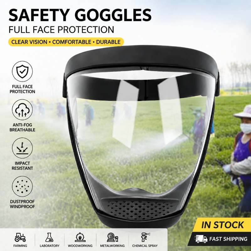Anti Pollution Mask - Pesticide Protective Mask Anti Fog Protective