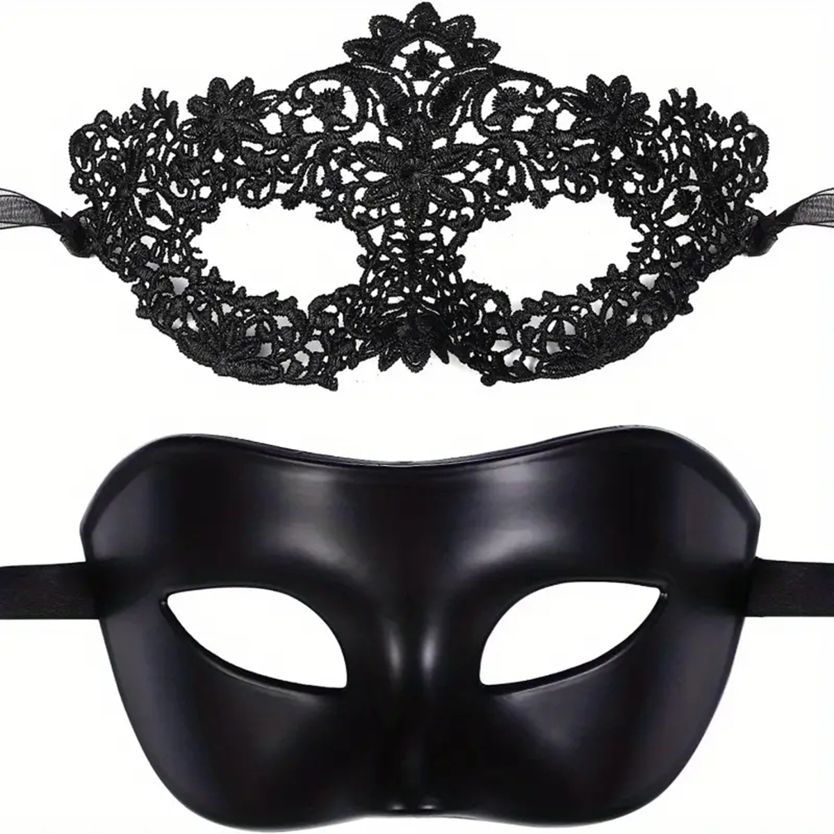 2pcs Hot New Sexy Black Lace M - огляд і ціна Black Face Mask Pack